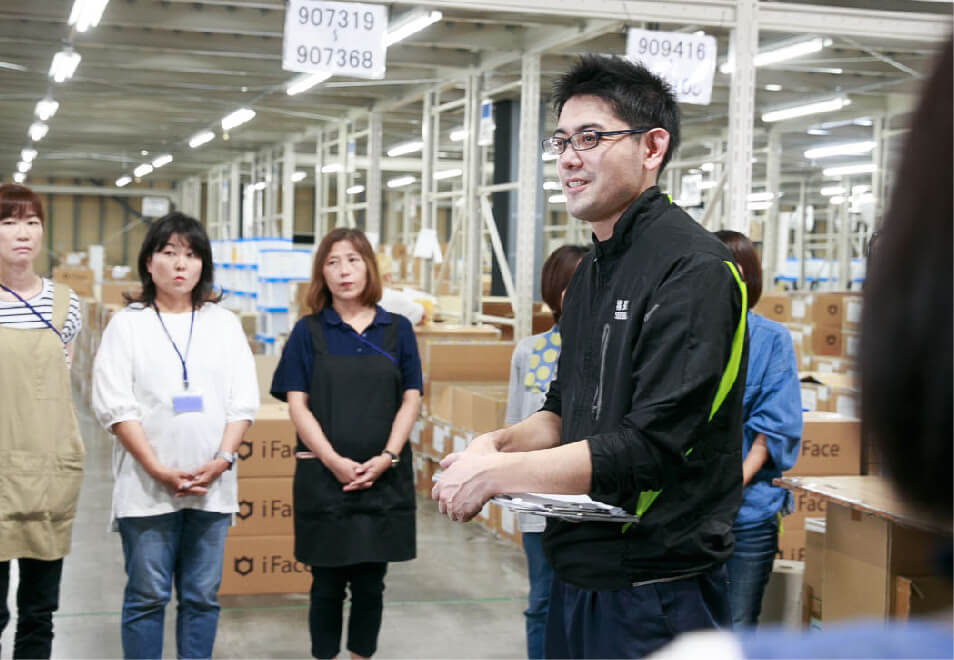 入荷〜出荷まで一貫した全ての流れを理解できることと、仕事に対する意識の高さ